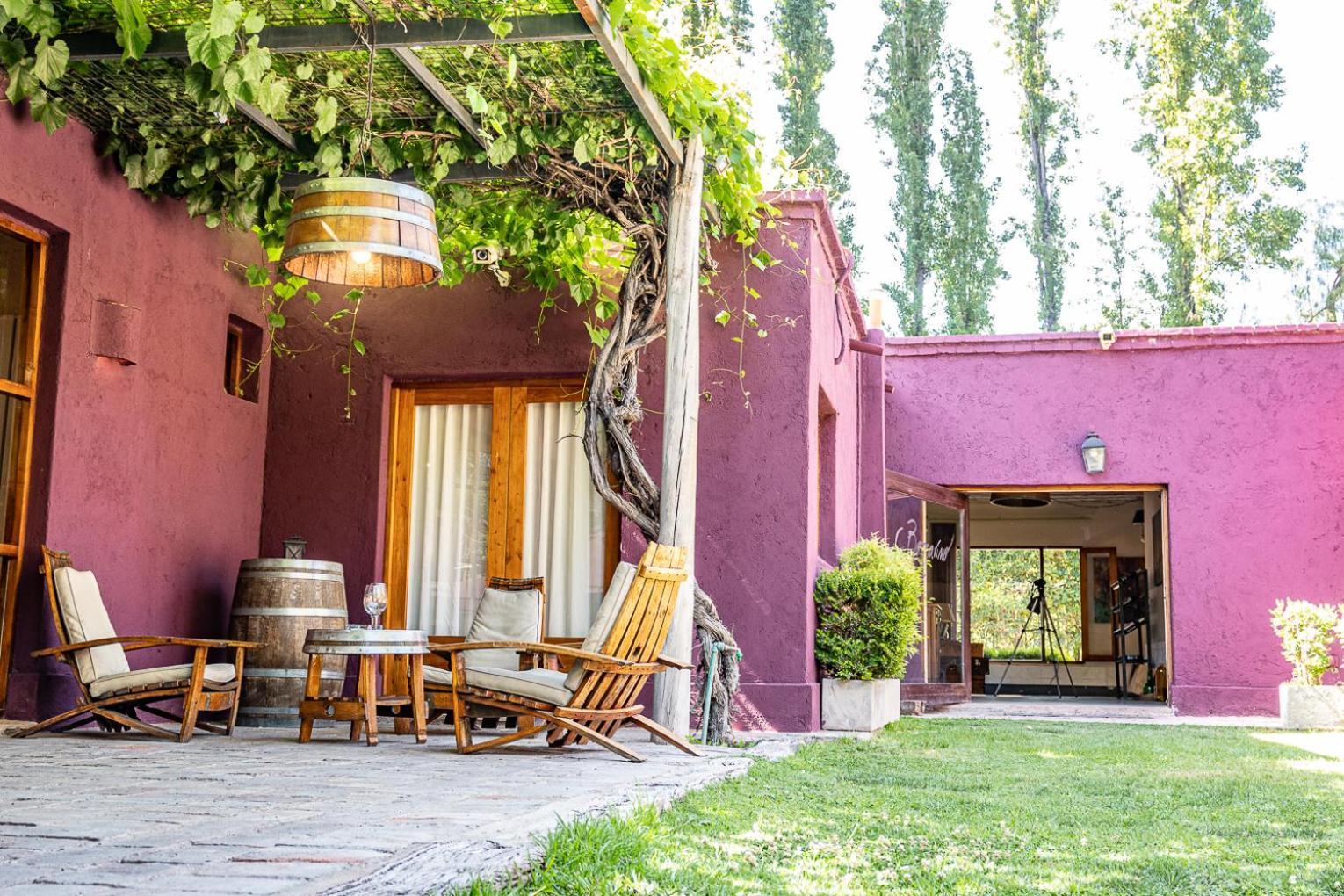 Posada Borravino Chacras de Coria Bagian luar foto